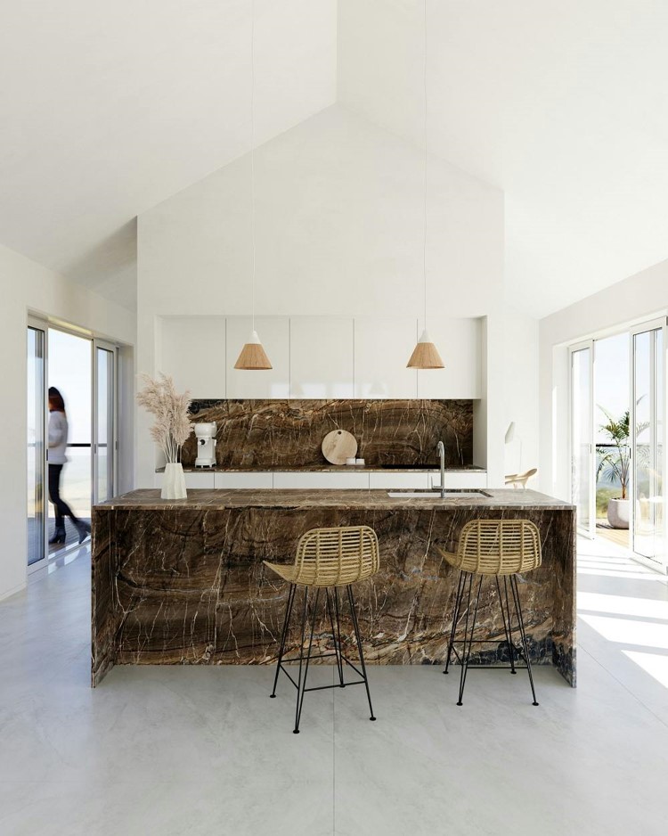 Nahoa Sensa virtuves akmens dizains ARI Stone Nahoa Sensa virtuves akmens dizains ARI Stone